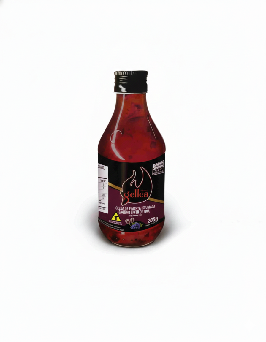 Geleia de Pimenta defumada c/vinho Gellea 280g