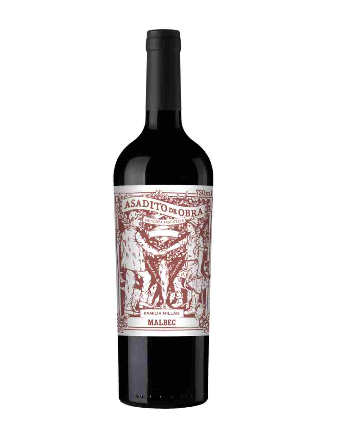 Vinho Asadito de Obra Malbec 750 ml